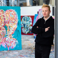 Leon Löwentraut, Renklerde Dostluk sergisiyle Beyoğlu'nda