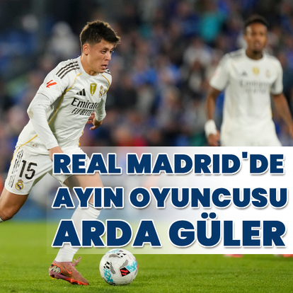 Real Madrid'de ayın oyuncusu Arda Güler!