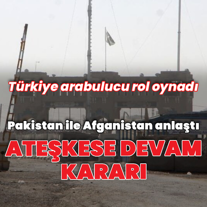 Pakistan ile Afganistan anlaştı