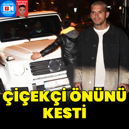 Çiçekçi önünü kesti