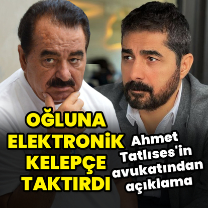 Oğluna elektronik kelepçe taktırdı