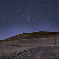 Kuyruklu yıldız 'Lemmon' Bitlis semalarında görüntülendi