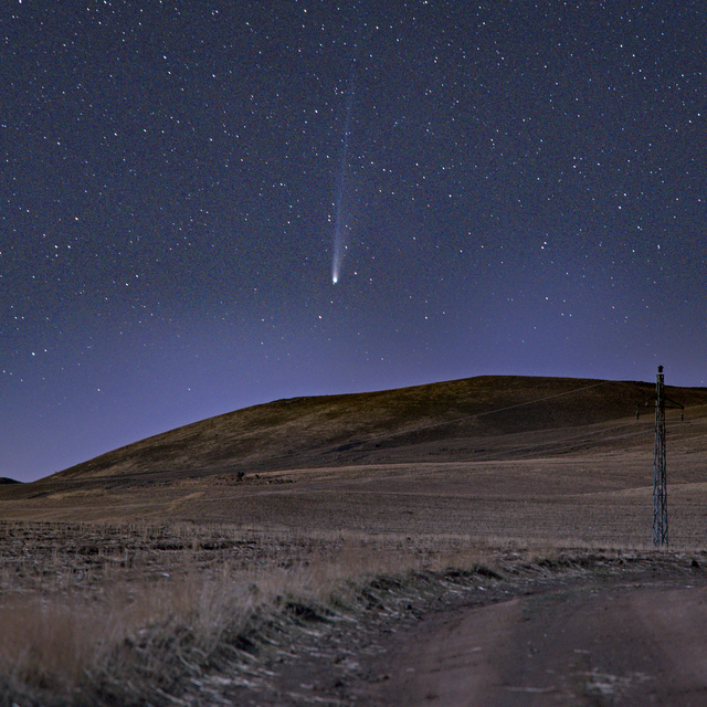 Kuyruklu yıldız 'Lemmon' Bitlis semalarında görüntülendi