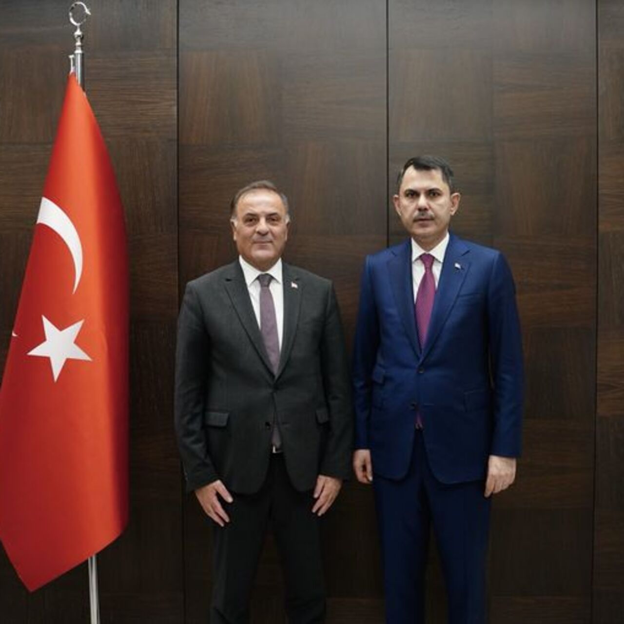 Bakan Kurum, İBB Başkanvekili Aslan'ı kabul etti
