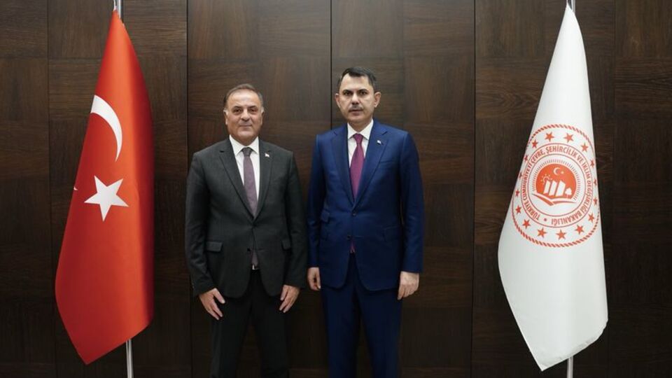 Bakan Kurum, İBB Başkanvekili Aslan'ı kabul etti