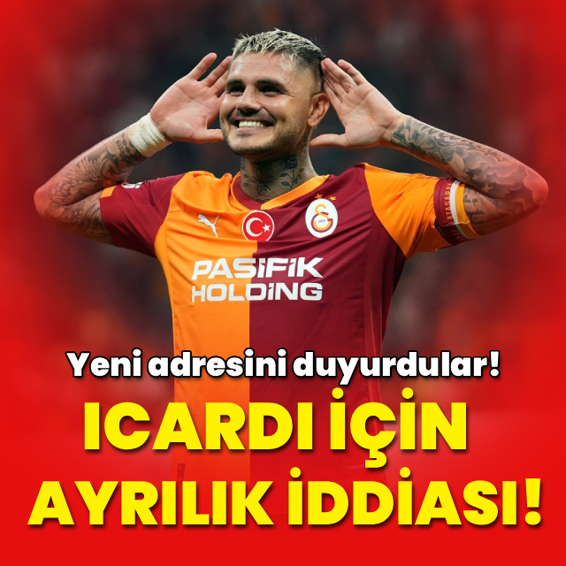 Icardi için ayrılık iddiası: Yeni adresini duyurdular!