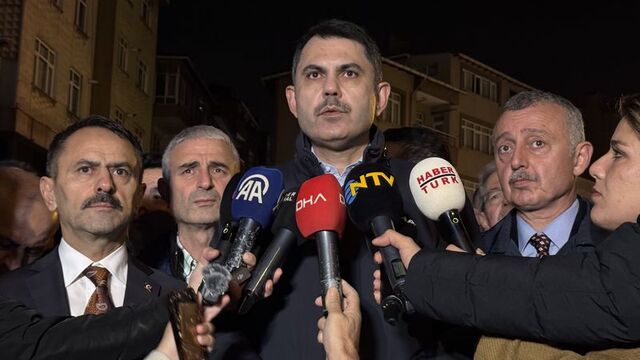 Bakan Kurum'dan Gebze'de çöken binaya ilişkin inceleme