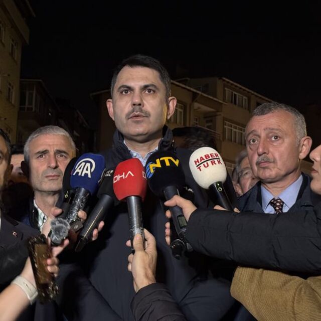 Bakan Kurum'dan Gebze'de çöken binaya ilişkin inceleme