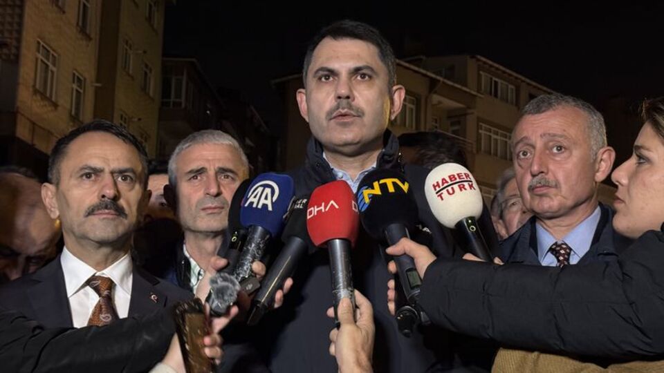 Bakan Kurum'dan Gebze'de çöken binaya ilişkin inceleme