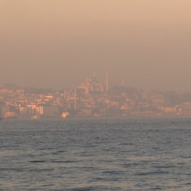 İstanbul'da sis etkisi