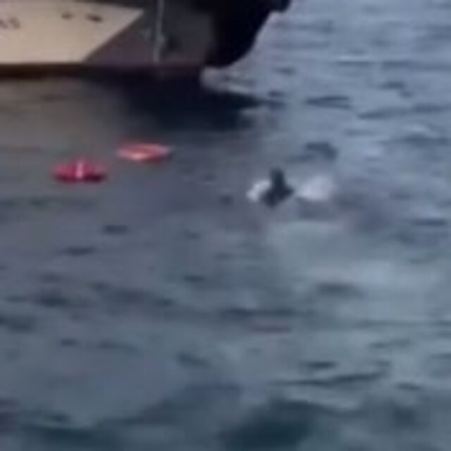 Üsküdar'da bir kadın feribottan düştü!