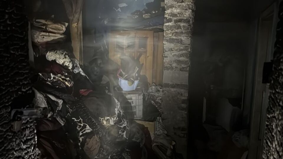 Apartman dairesinde yangın çıktı