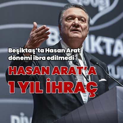Hasan Arat'a 1 yıl uzaklaştırma