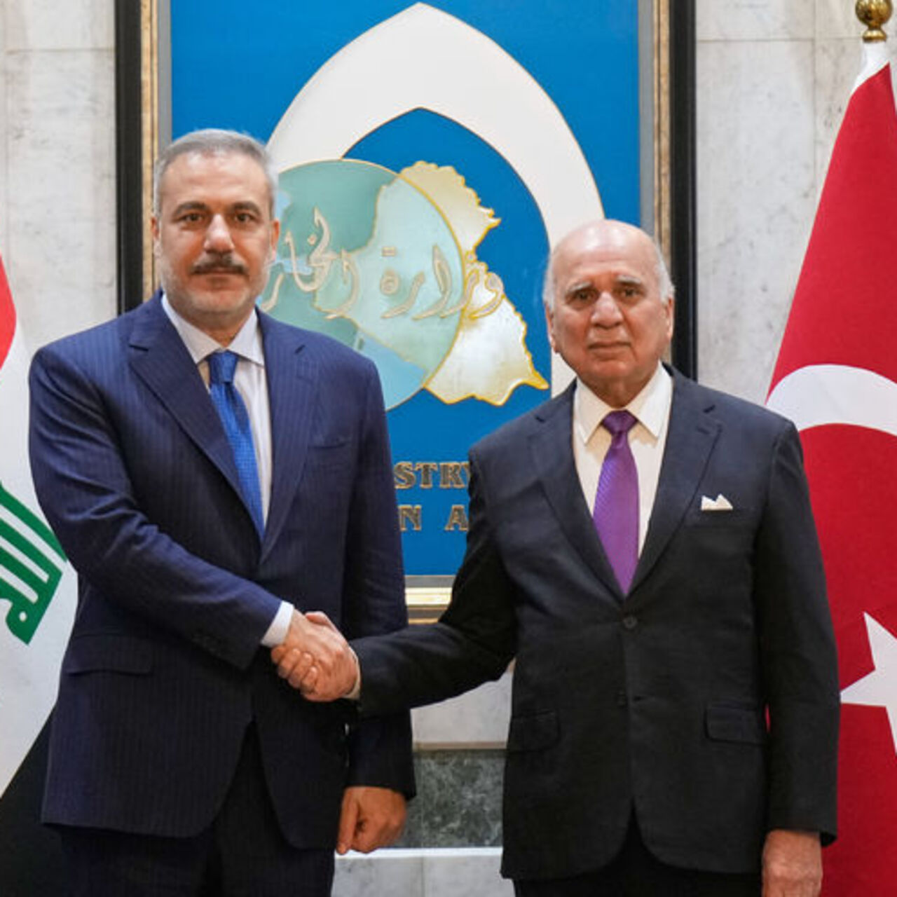 Bakan Fidan Iraklı mevkidaşıyla görüştü