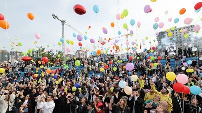 Lösemiyi yendi, balonlar uçuştu