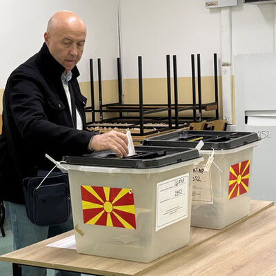 Makedonya'da yerel seçim sona erdi