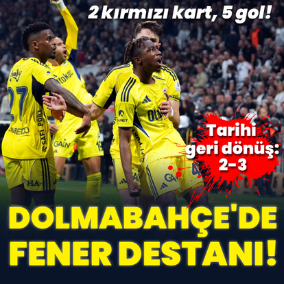 Dolmabahçe'de Fener destanı!