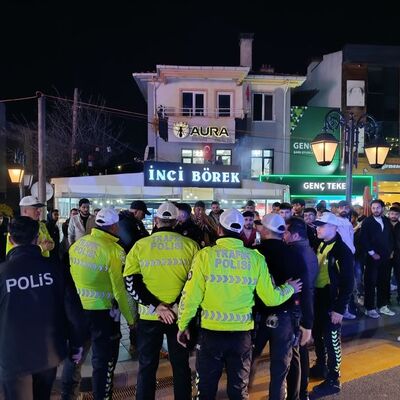 Taraftarlar birbirine girdi: 5 yaralı, 1 gözaltı