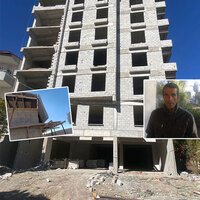 Amca ile yeğeni çalışıyordu... Beton faciası!