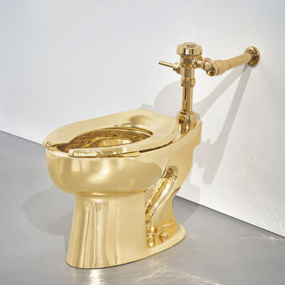 Maurizio Cattelan'ın 'altın klozet'i satışa çıkıyor