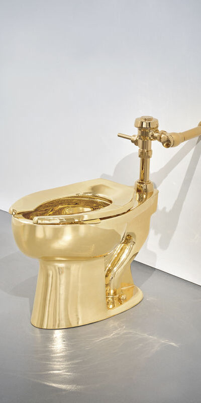 Maurizio Cattelan'ın 'altın klozet'i satışa çıkıyor