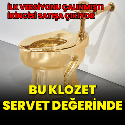 Maurizio Cattelan'ın 'altın klozet'i satışa çıkıyor