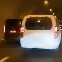 Makas atan sürücü yakalandı