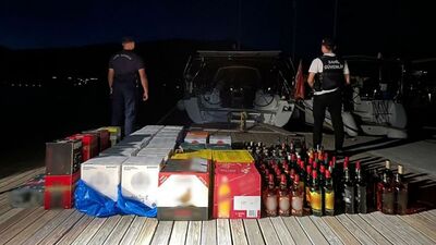 Marmaris açıklarında kaçakçılık operasyonu