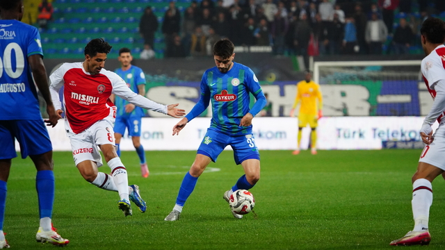 Rizespor 3 maç sonra kazandı!