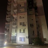 Apartmanda patlama sonrası yangın çıktı