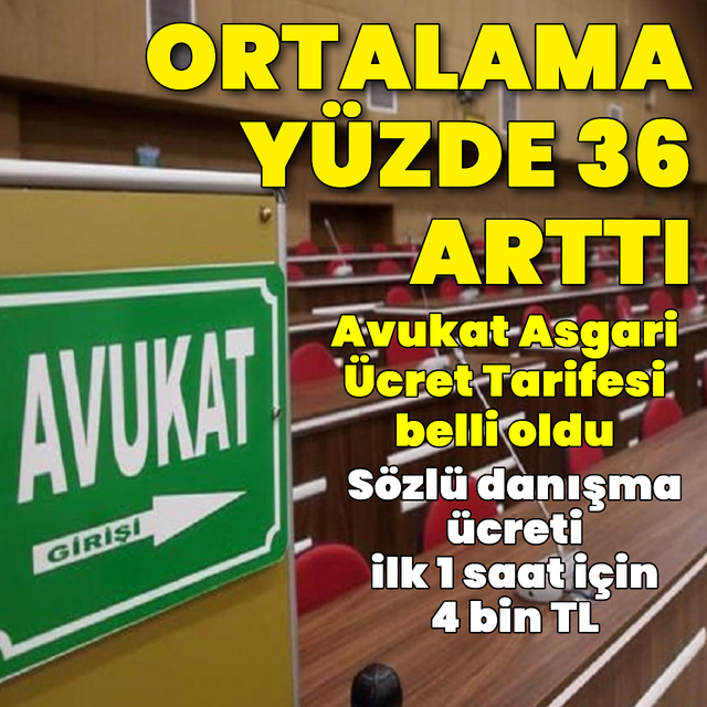 Avukat Asgari Ücret Tarifesi, Resmi Gazete'de