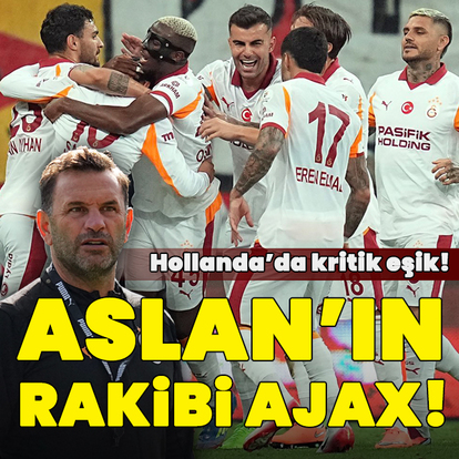 Galatasaray'ın rakibi Ajax!