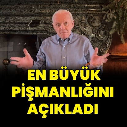En büyük pişmanlığını açıkladı