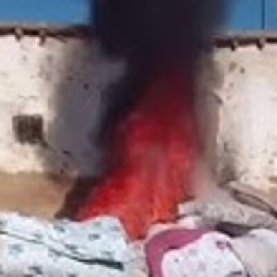 Eşyalar kendiliğinden tutuşuyor!