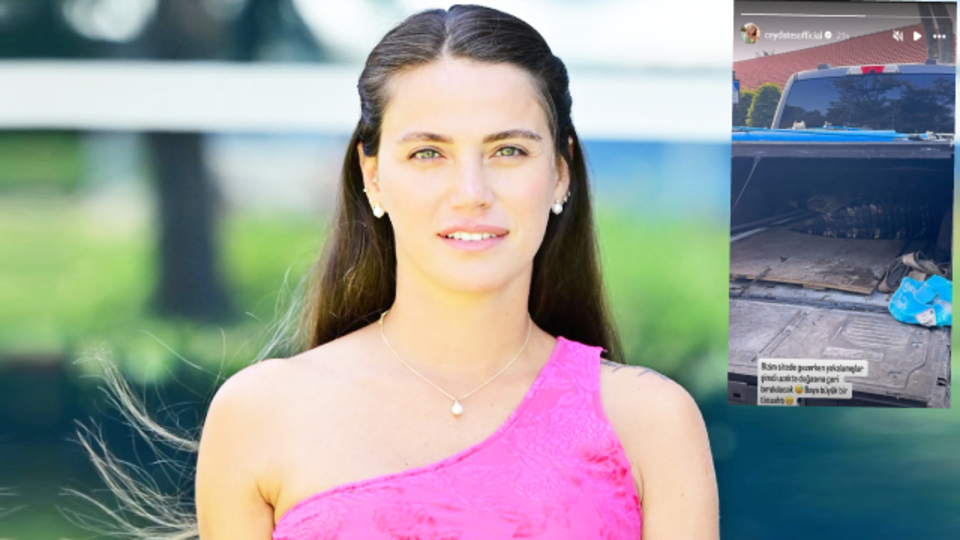 Ceyda Ateş'in korku dolu anları