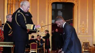 David Beckham'a şövalyelik onuru