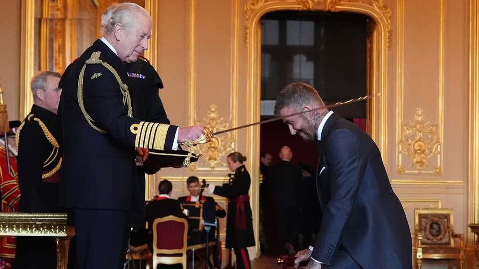 David Beckham'a şövalyelik onuru