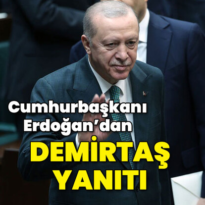 Cumhurbaşkanı Erdoğan'dan Demirtaş sorusuna yanıt: Yargı ne derse uyarız