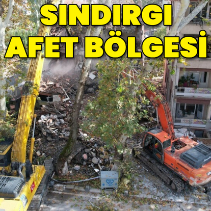 Sındırgı için 'afet bölgesi' açıklaması