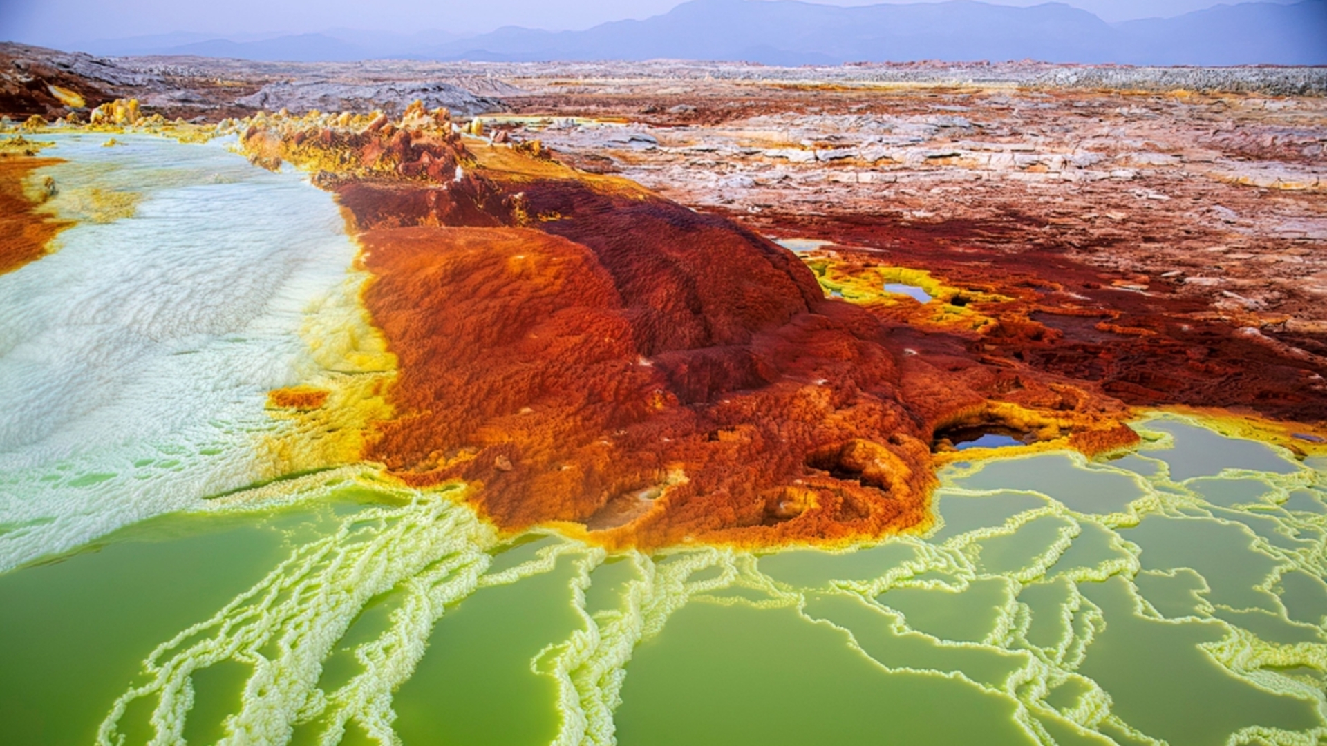 Ölümcül güzelliğin bilimsel mucizesi: Dünyanın en sıcak noktası Dallol çölü!