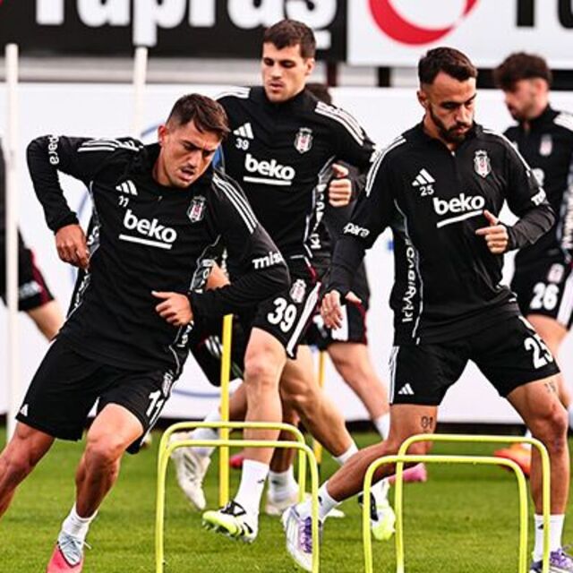 Beşiktaş 3 eksikle çalıştı