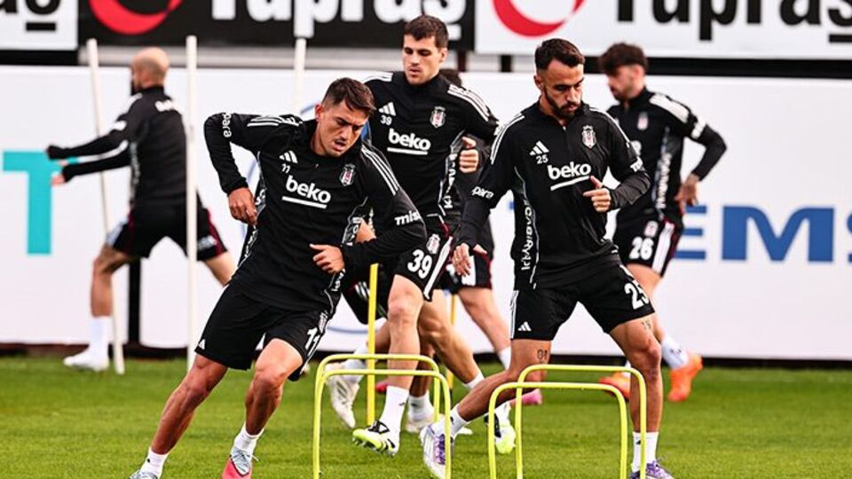 Beşiktaş 3 eksikle çalıştı