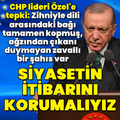 Cumhurbaşkanı Erdoğan'dan açıklamalar