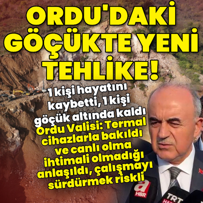 Göçük faciasında yeni tehlike! Çalışmalar durduruldu