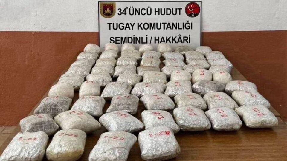 "32 kilo 276 gram uyuşturucu ele geçirildi"