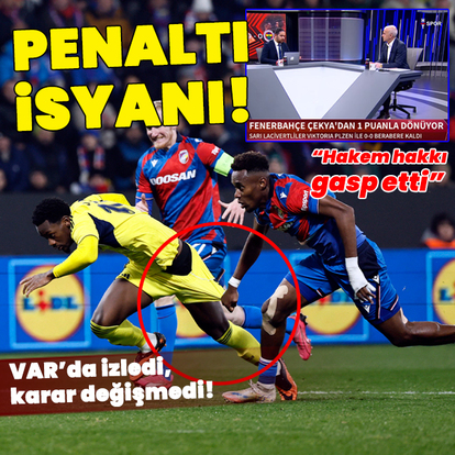 Fenerbahçe'de penaltı isyanı!