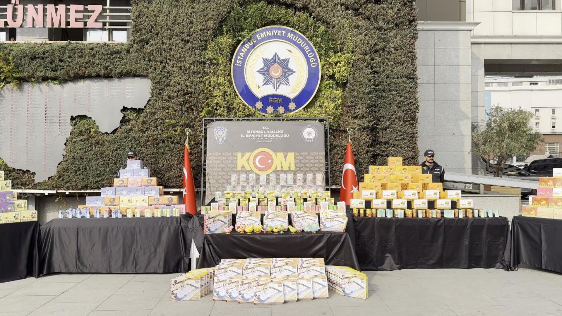 İstanbul'da 50 milyon lira değerinde kaçak oyuncak ele geçirildi! | Son dakika haberleri