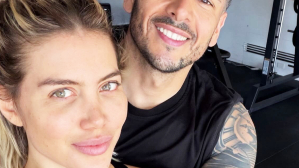 Yeni aşkıyla spor salonunda