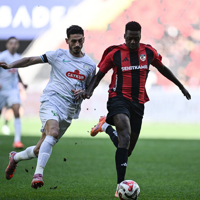 Gaziantep FK ile Rizespor yenişemedi!