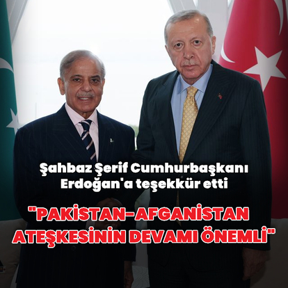 Cumhurbaşkanı Erdoğan, Şerif ile görüştü